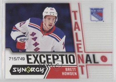 2018-19 Upper Deck Synergy Exceptional Talent 715/749 Brett Howden Rookie RC 0c2