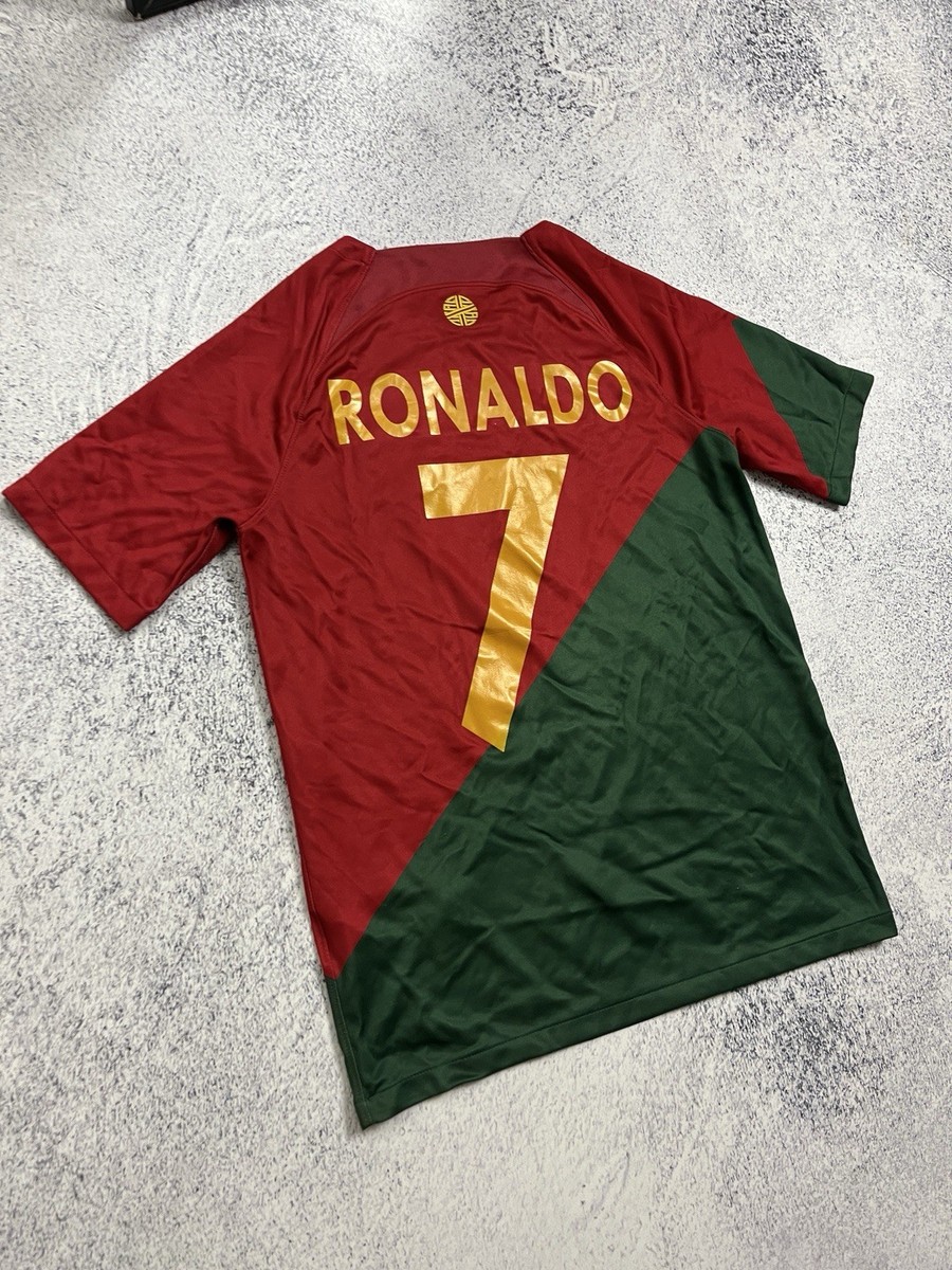 Nike Portugal Ronaldo #7 2022 Soccer Jersey Football Shirt Youth