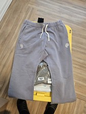 Until Valhalla Dual Bigelow Sweat Pants Norse Purple Wolf Logo Medium Fleece