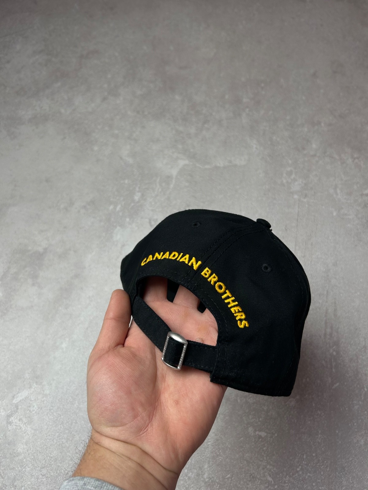 DSQUARED2 Black Baseball Cap Hat Embroidered Moun… - image 7