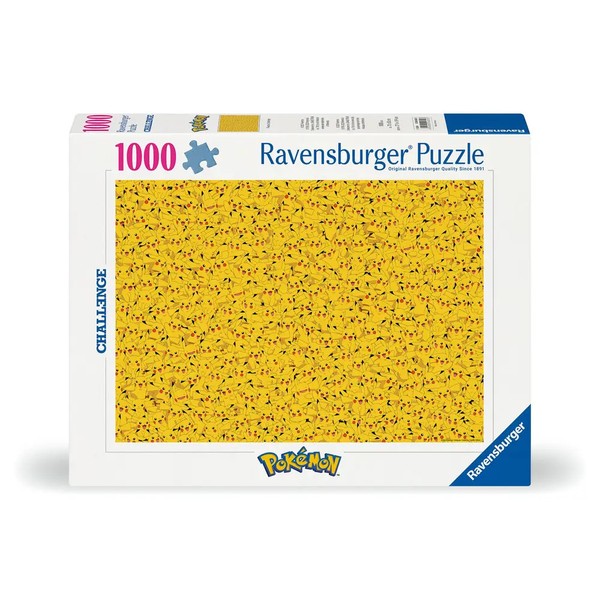 Ravensburger Puzzle 12000829 - Pikachu Challenge - 1000 Teile PokéMon Puzzle FüR-image