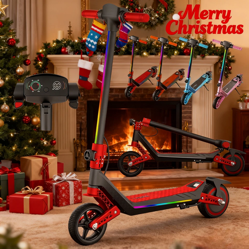 YIQIFA U8 Elektroroller für Kinder 130W 6,5 Zoll Klappbar E-Scooter LED 16km/h