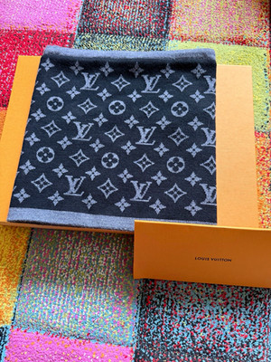 Louis Vuitton Monogram Logo Halswärmer Schal / Schlauchschal in Top Zustand