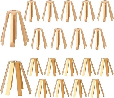 20pcs Universal Golf Shaft Adapter Shims Brass Spacers for Iron Clubs