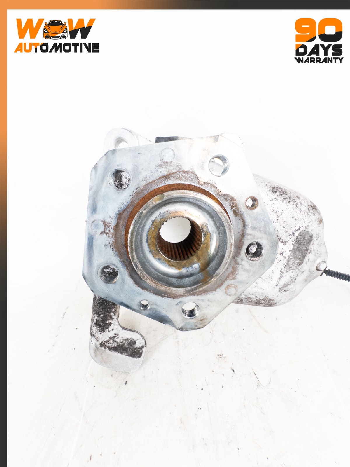 08-19 MASERATI GRANTURISMO FRONT LEFT SUSPENSION SPINDLE KNUCKLE HUB OEM