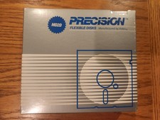 Box of 10 5 1/4" DSDD floppy disks. Precision brand. Factory sealed. NOS