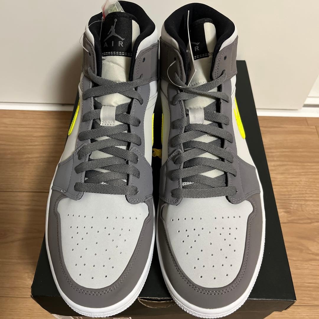Size 11 - Air Jordan 1 Mid Gunsmoke Volt for sale online | eBay