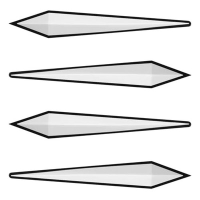 4PCS Car Door Edge Guard Protector, Universal Anti-Collision Strip for White