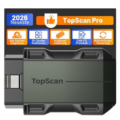 TOPDON TopScan PRO Mobiles Diagnosetool alle System Diagnose für PKW Werkstatt