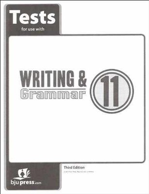 Writing and Grammar 11 Tests 3rd - Paperback, by Edtn 272237 3rd - Very Good h
