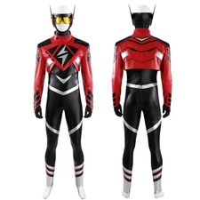 Comics Absolute Flash Cosplay Costume Superhero Barry Allen Halloween Outfit