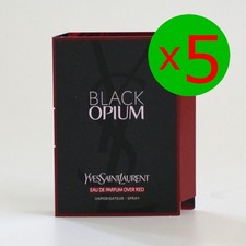 Yves Saint Laurent, YSL, Black Opium over red...