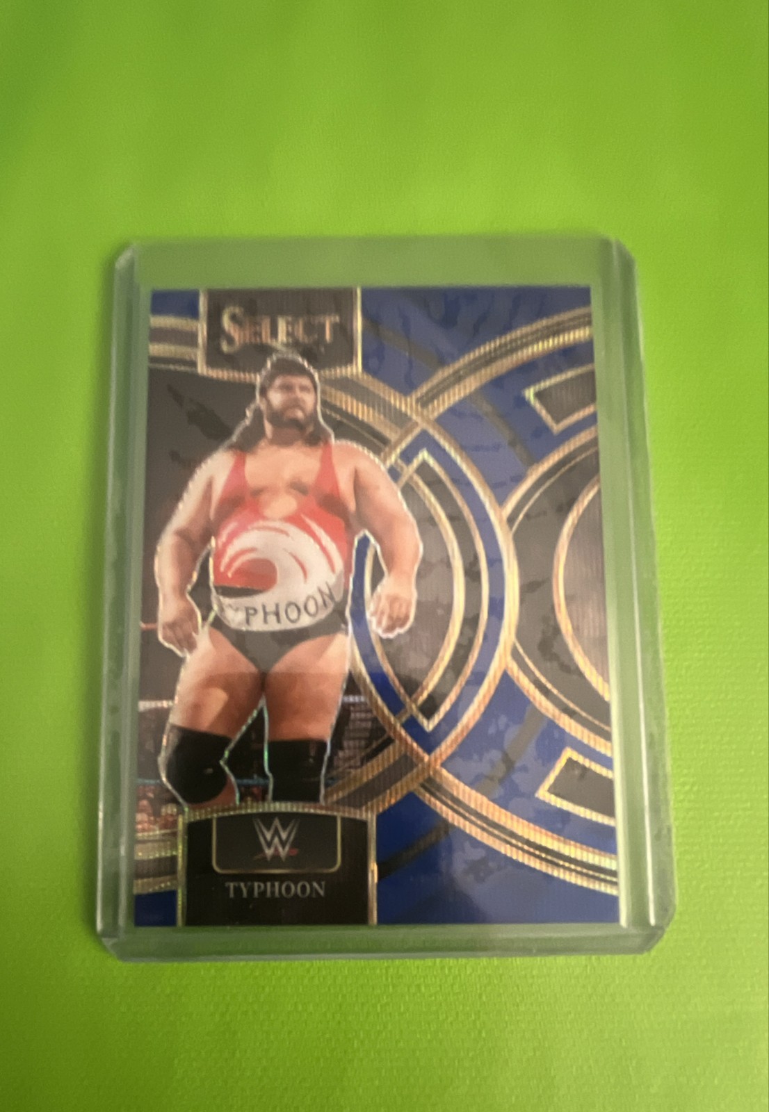 2024 Panini Select WWE - Premier Level Typhoon #138 Blue Wave Prizm /49