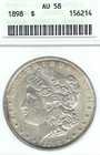 1898  AU 58 Morgan Dollar
