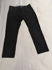 Chaps 5-Pocket Pants Men’s Size 38x30 Black Slim Straight Fit Stretch