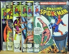 LOT of 6 THE AMAZING SPIDER-MAN #211 #212 #213 #214 #222 #223 FINE to VF MARVEL