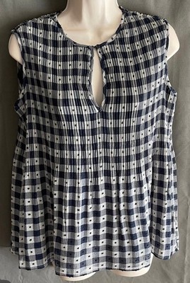 NWT women's summer top MaxStudio (L) MSRP $78