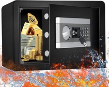 ETE ETMATE Electronic Security Safe | In-Wall Steel Safe for Home & Office