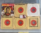 Elvis Presley USA Original LOT of 6 GOLD STANDARD Singles RED Label 45s Sleeves