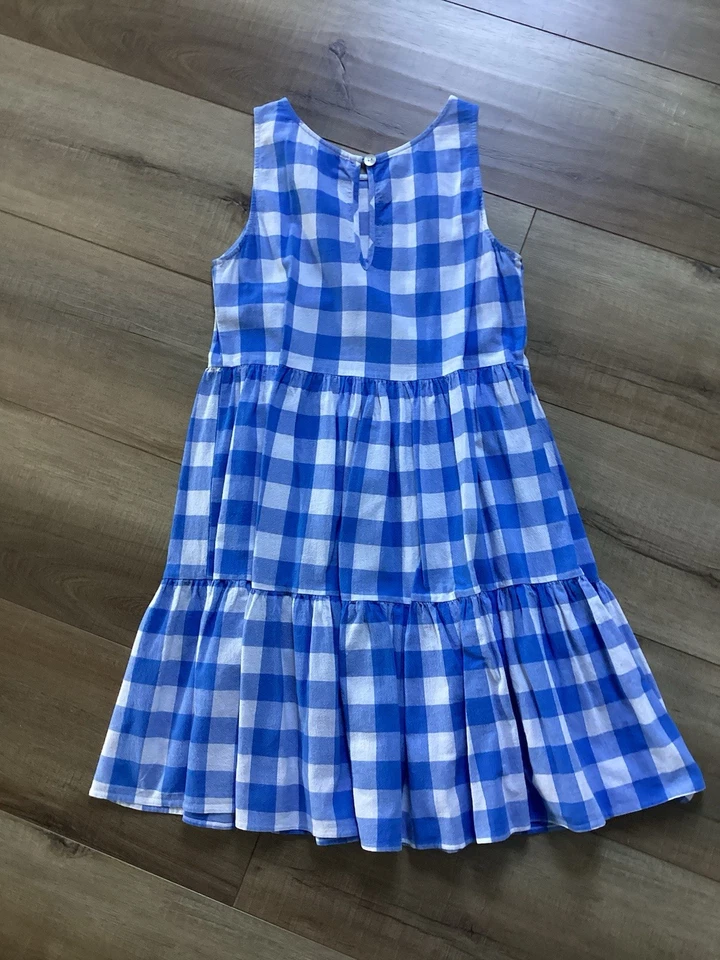 Pre-Owned Mister Zimi Ladies Olivia Tall Dress in Blue Gingham Size 10 - image 3 of 3