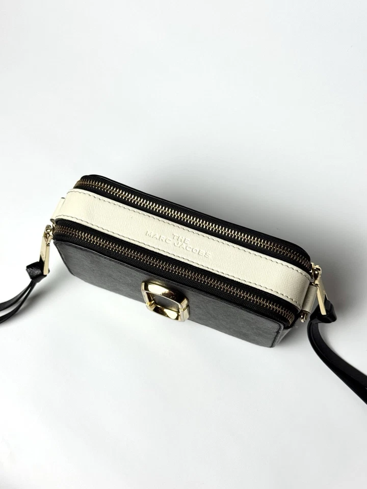 Auténtico Bolso Bandolera Marc Jacobs Snapshot Cuero Negro SIN CORREAS Foto 3 de 4