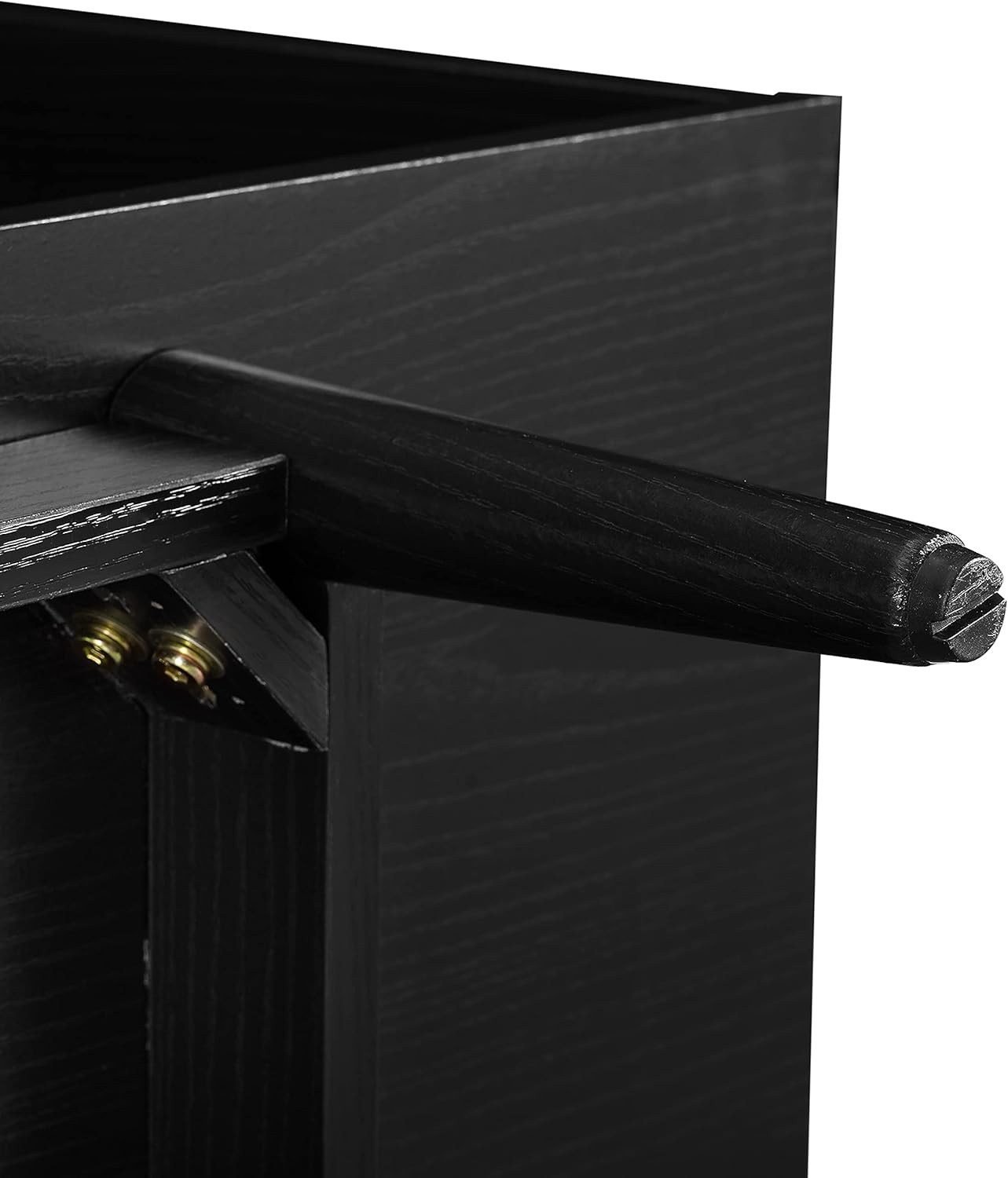 Liam Large Vinyl Record Storage TV Stand and Entertainment Center, Media Console