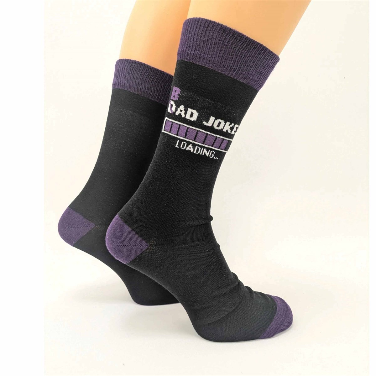Bad/Dad Jokes Loading Socks - Size 7 - 11, Socks, Family, Gift
