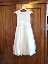 elfenbeinweiss Kommunionkleid mit Bolero "Une hautre couture" 152