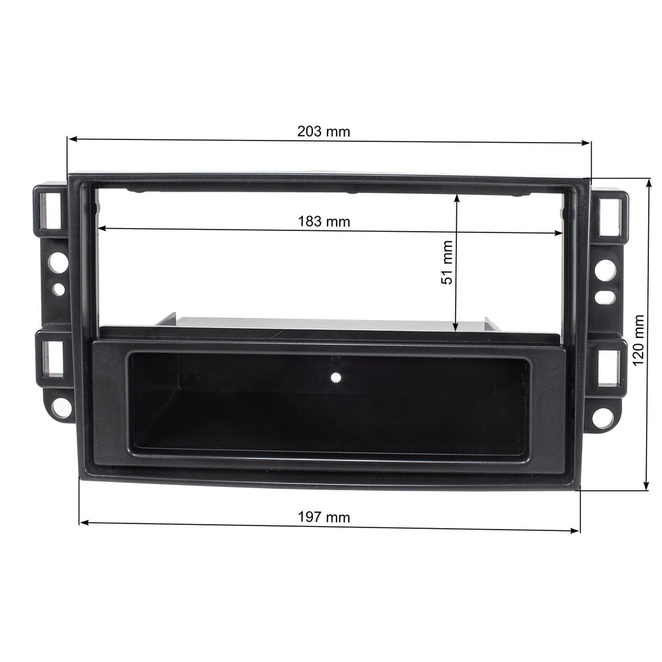 Cubierta de radio adecuada para Chevrolet Aveo Epica Captiva marco de instala... - Imagen 4 de 4