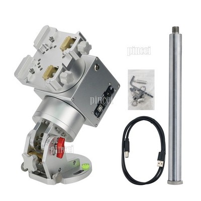 JUWEI-17 Silvery Harmonic Equatorial Mount with Wide Dovetail Groove