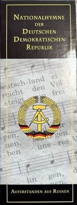 DDR Nationalhymne Medaillen-Set 2017 70 mm polierte Platte Cu vergoldet - Bild 1 von 4