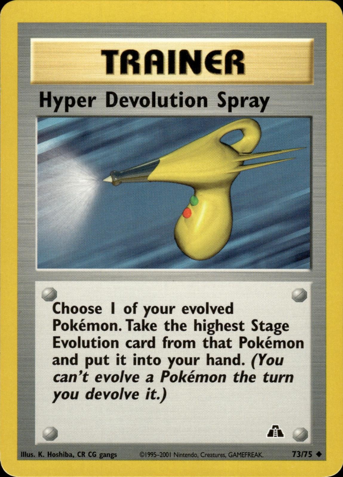 Pokemon Neo Discovery Uncommon Hyper Devolution Spray 73/75 - Near Mint (NM)