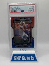 2022 Panini Prizm - Rookies Khalil Shakir #355 Red White & Blue Prizm (RC)