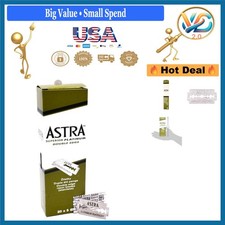 Platinum Double Edge Safety Razor Blades 100 Count for Men All Skin Types