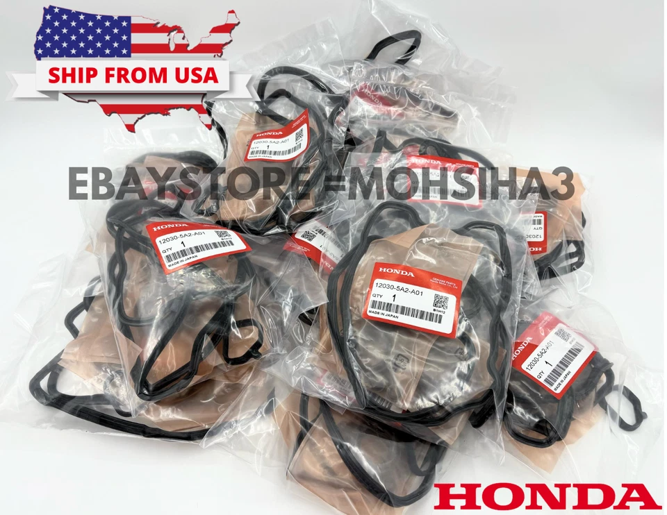 Комплект прокладок крышек клапанов подлинный оригинальный производитель Honda 12030-5A2-A01 2013-2017 Accord 2,4 л L4 - Изображение 4 из 4