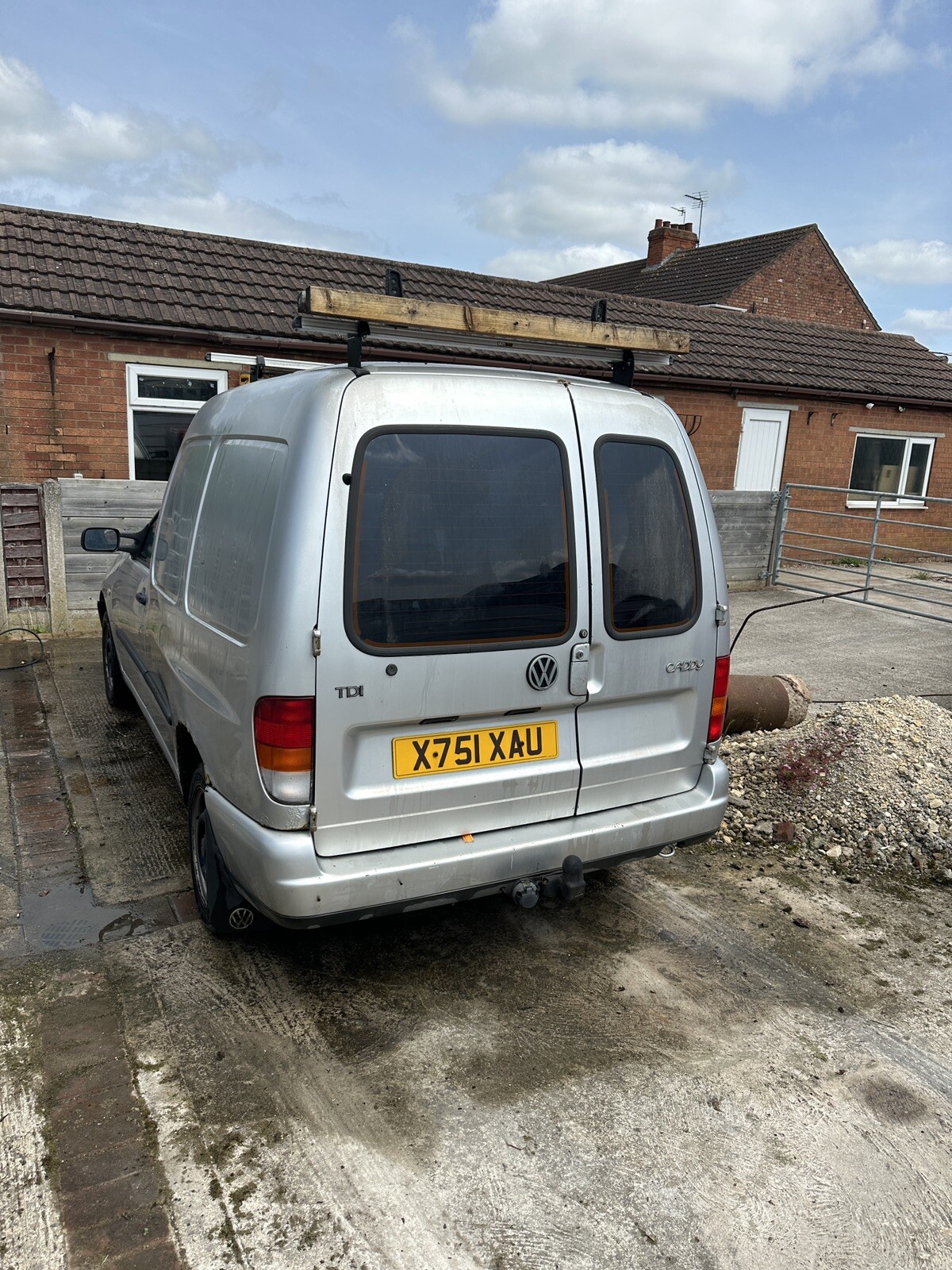 2000 X VW Caddy MK2 1.9 TDI Van With AC Barn Find Spares Repairs T25