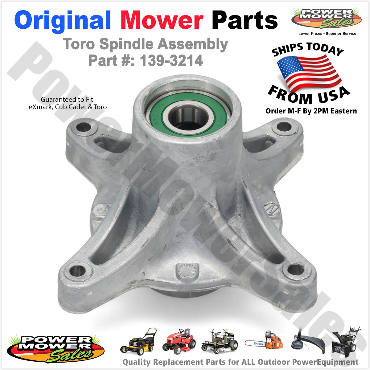 beore Genuine Toro Spindle Assembly for Lawn Mowers / 139-3214 | eBay