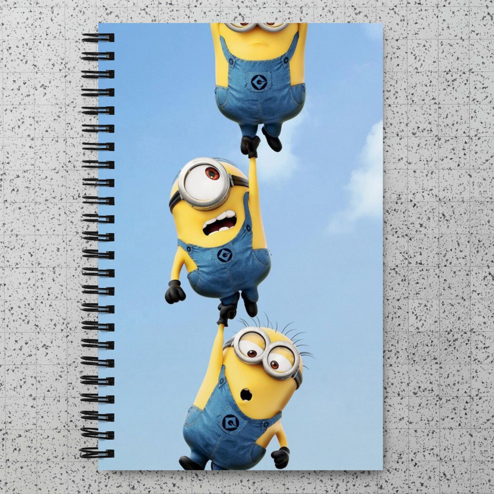 Minions Themed Spiral Notebook for Kids and Fans-image