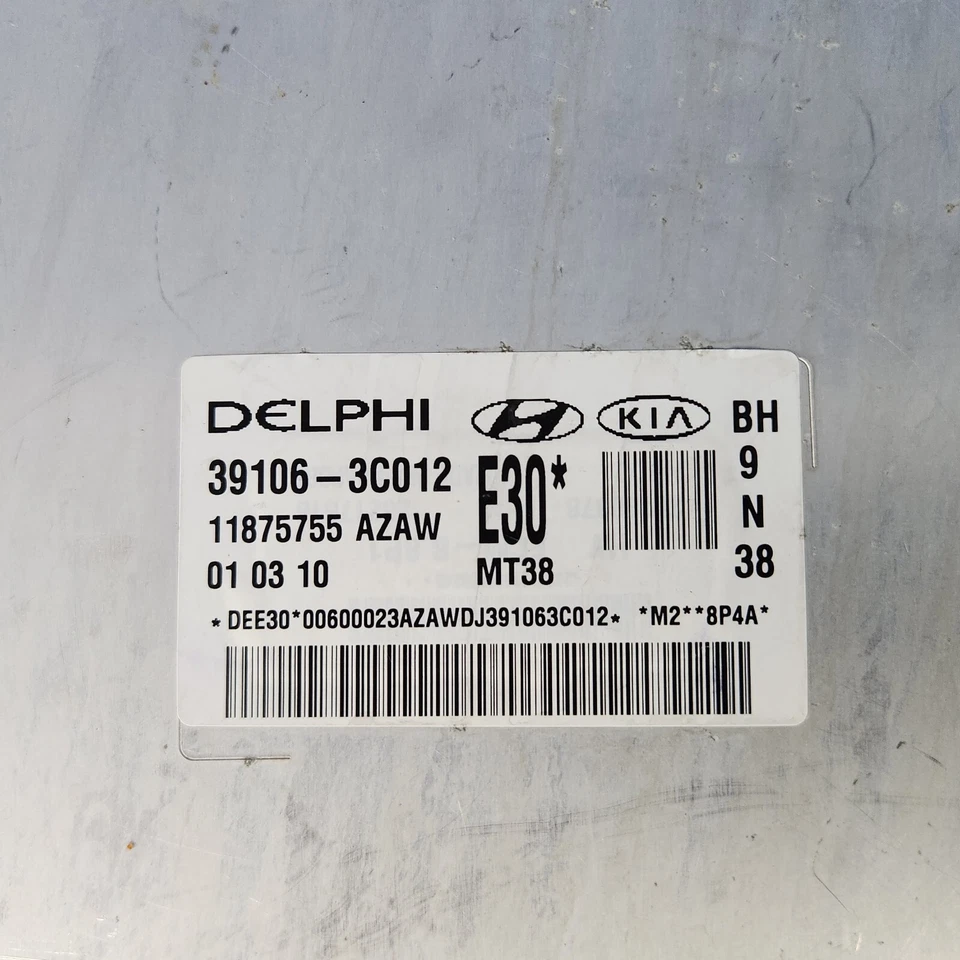 🏅 Hyundai Genesis 2010 2011 3,8 L ECU MOTOR MÓDULO INFORMÁTICO ECM 39106-3C012 Foto 2 de 4