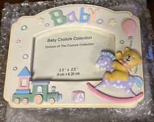 Lavie Int. Baby Couture Collection Baby Picture Frame 3.5 X 2.5 New Style 5064 C
