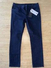 The Perfect Jean NYC Mens Slim Fit OG Stretch Jeans 35x32 Submarine Navy Color