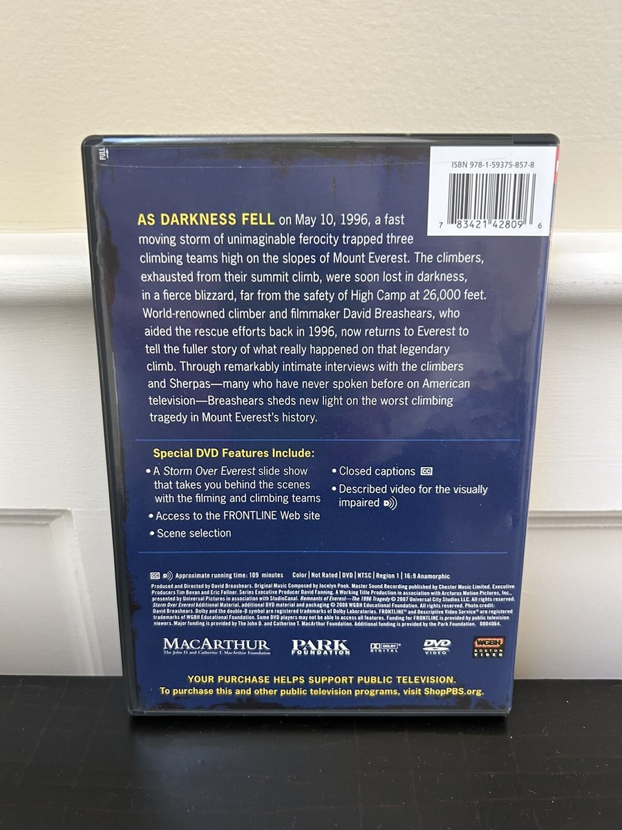その他 Frontline: The Storm [DVD] Frontline - Storm Over Everest (DVD, 2008) for sale online