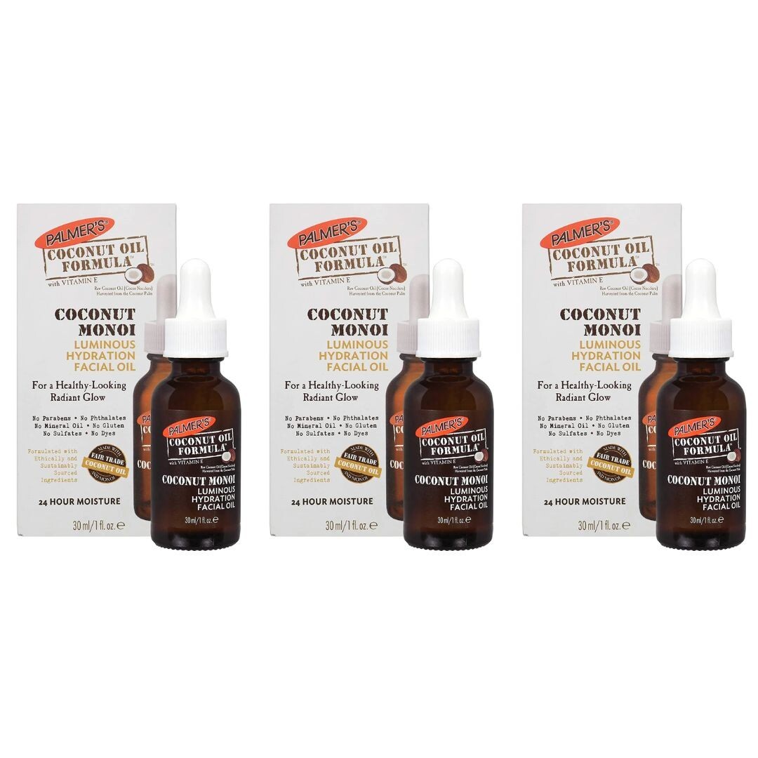 Palmer's Coconut Oil Formula Facial Oil Monoi Luminous Hydration 30 ml x 6 - Image 6
