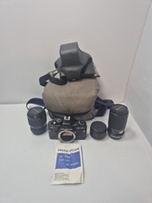 Praktica BC1 Electronic Film Camera,lens,and bags.       Please See Discription 