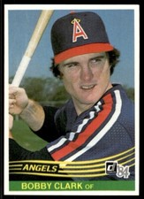 1984 Donruss Bobby Clark California Angels #524