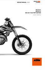 KTM 450 XC-F (EU) REPAIR SERVICE MANUAL COMB BINDED