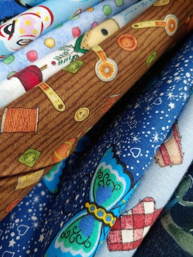 5 + Lbs. Cotton Fabric Box Lot Quilting Crafts 1 +Yd Pieces Multiple Yards(#B128 - Picture 5 of 10