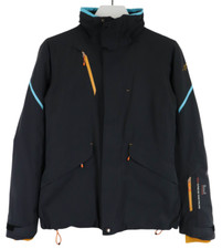 HALTI Alpine Ski Team Drymax Air Vent Jacke Damen US 8 Gefüttert Blau Volle Zip