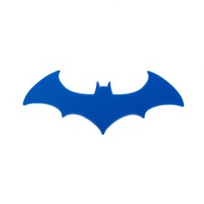 Batman Blue Emblem Badge - 3d Decal Sticker - 4 X 2 - Eliteauto3k