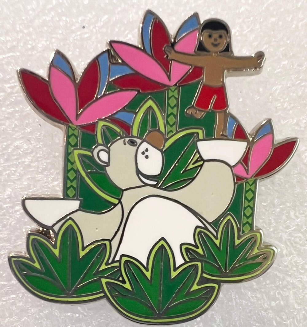 Jungle Book Mowgli & Baloo Its a Small World Mystery Disney Pin B01